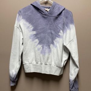 Cropped, Tie Dye Hoodie